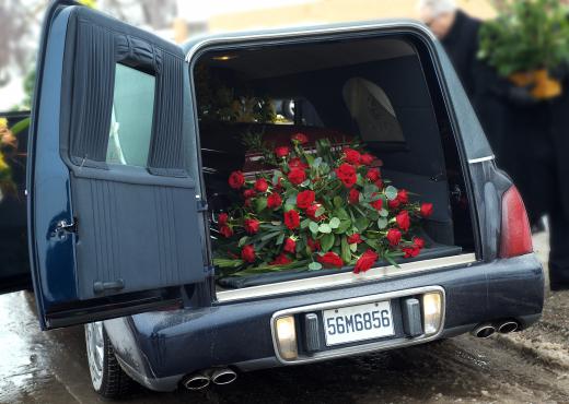 The classic color for a hearse is black, a color traditionally associated with mourning.