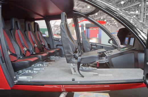 Due to space restrictions and onboarding constraints, seats on helicopters are almost always bucket seats.