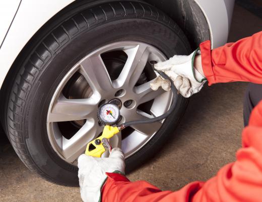 It is important for tires to be fully inflated when driving in the snow.