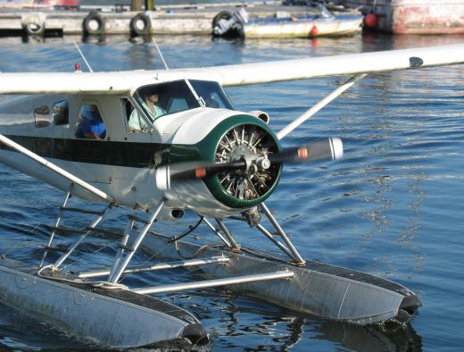 A sponson can help extend the hull higher in the water on airplanes that can take off or land in water.