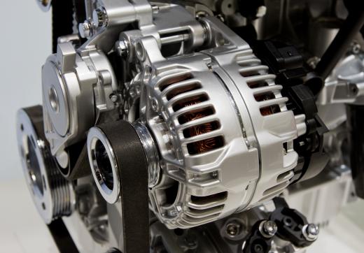 Automobile engines typically use pulley systems, such as those that connect to the alternator.