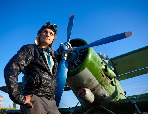 Aviation goggles were designed to protect pilots' eyes from wind.