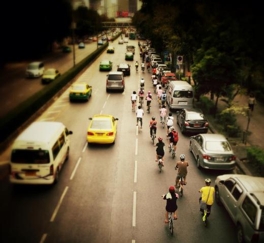 Hand pumps are popular among bicycle commuters.