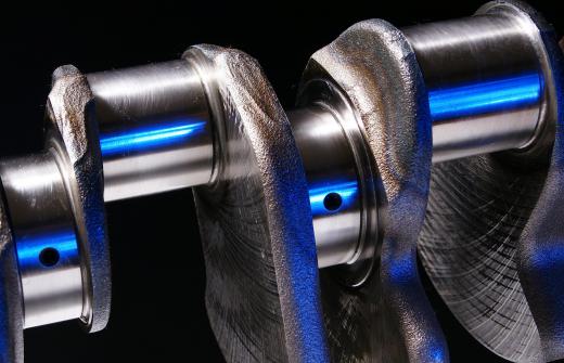 The crankshaft spins when the engine is in operation, which in turn causes the crank pulley to rotate.