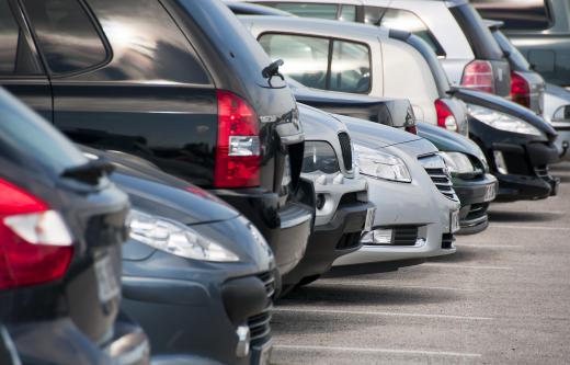 Parallel parking might be used by drivers having a hard time finding a spot at a busy event.