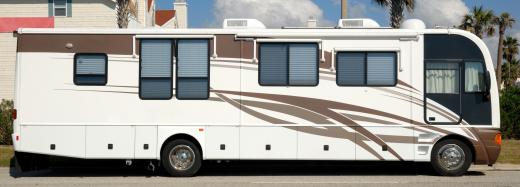 A luxury motorhome.