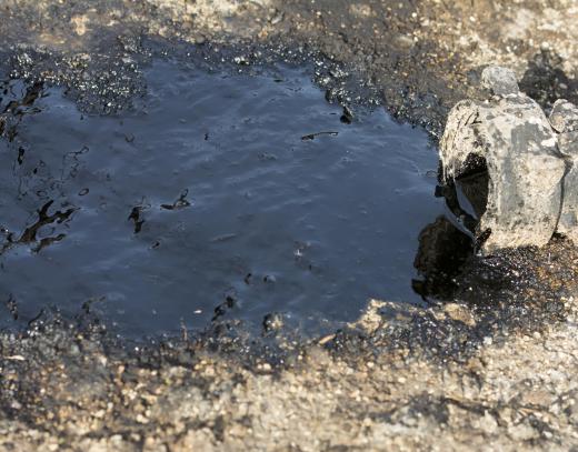 Bunker fuel is extremely dense and difficult to clean up.