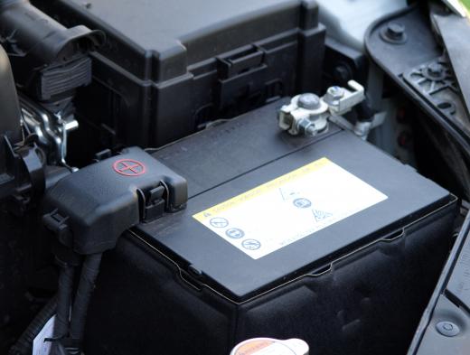 The car battery provides power for all of the electrical accessories of a car.