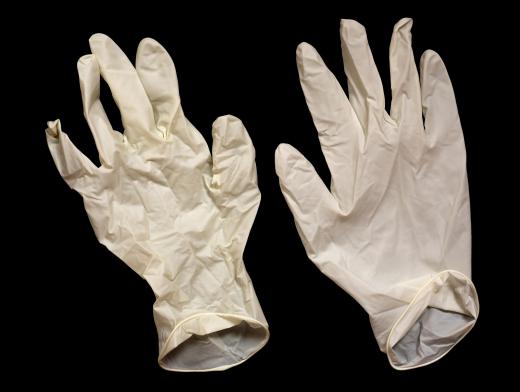 Use vinyl gloves when handling the metal so that fingerprints do not get left behind during the coating process.