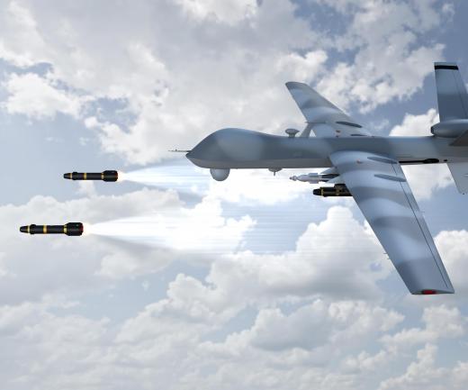 Unmanned aerial vehicles can be particularly useful for missile strikes.