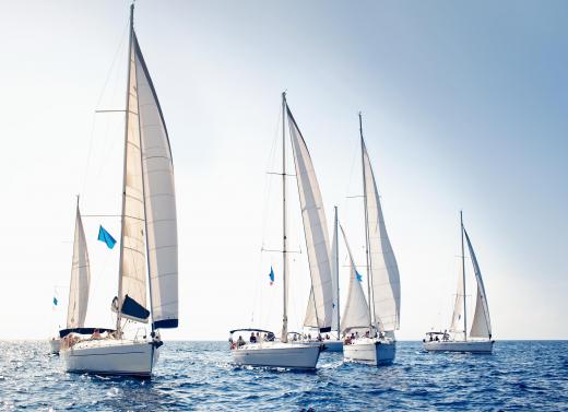 Sailing and racing yachts are likely to be damaged if capsized.