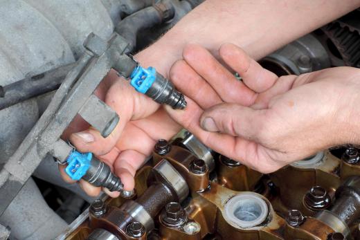 Different cars require different types of spark plugs.