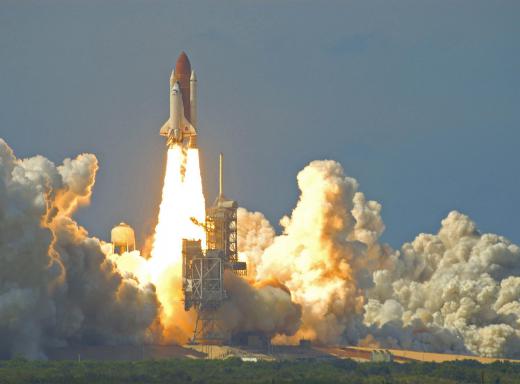 Chase planes were used to track the Space Shuttle.