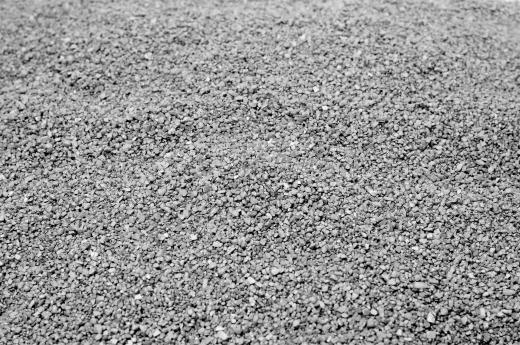 A carport may have a gravel driveway.