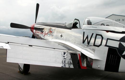 The P-51 Mustang was a fighter aircraft that was used to escort bombers in World War II and the Korean War.