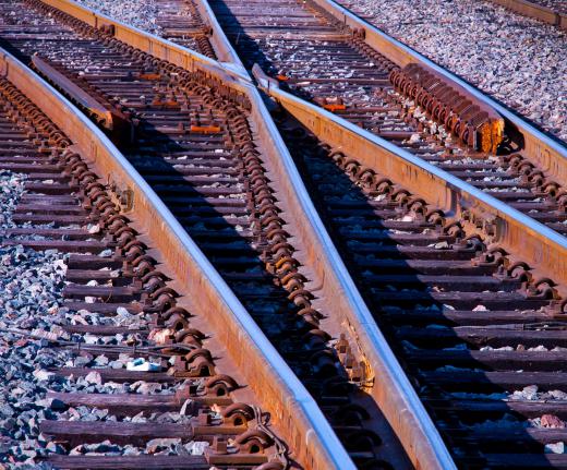 A point machine is used to allow railway trains to switch tracks smoothly, which is usually called a railroad turnout.