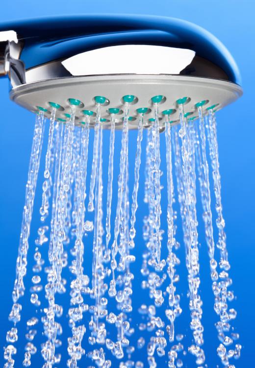 Many RV water heaters use tanks to store a volume of water that is sufficient for showering.