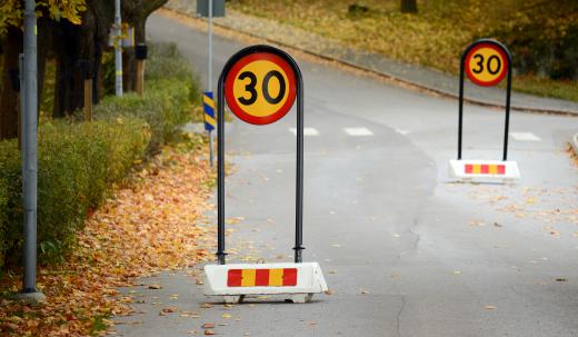 Road signs are often painted with reflective paint.