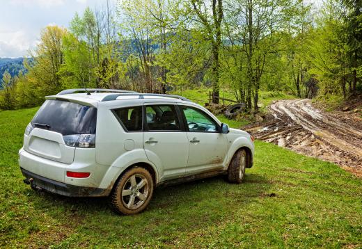 When an SUV is in four-wheel drive mode, one front and one rear wheel are actually powering the vehicle.