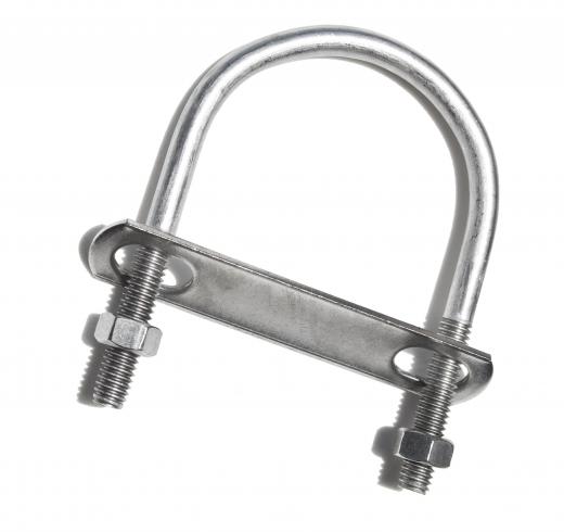 U-bolts are usually the most commonly used type of rope fastener.