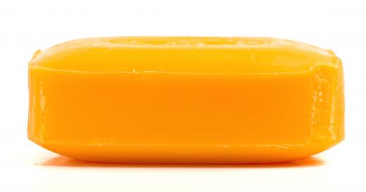 Bar soap can be used to clean a chamois.